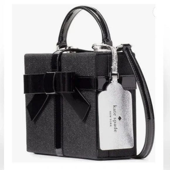 Kate Spade NWT wrapping party gift box crossbody bag NOVELTY - Picture 5 of 16
